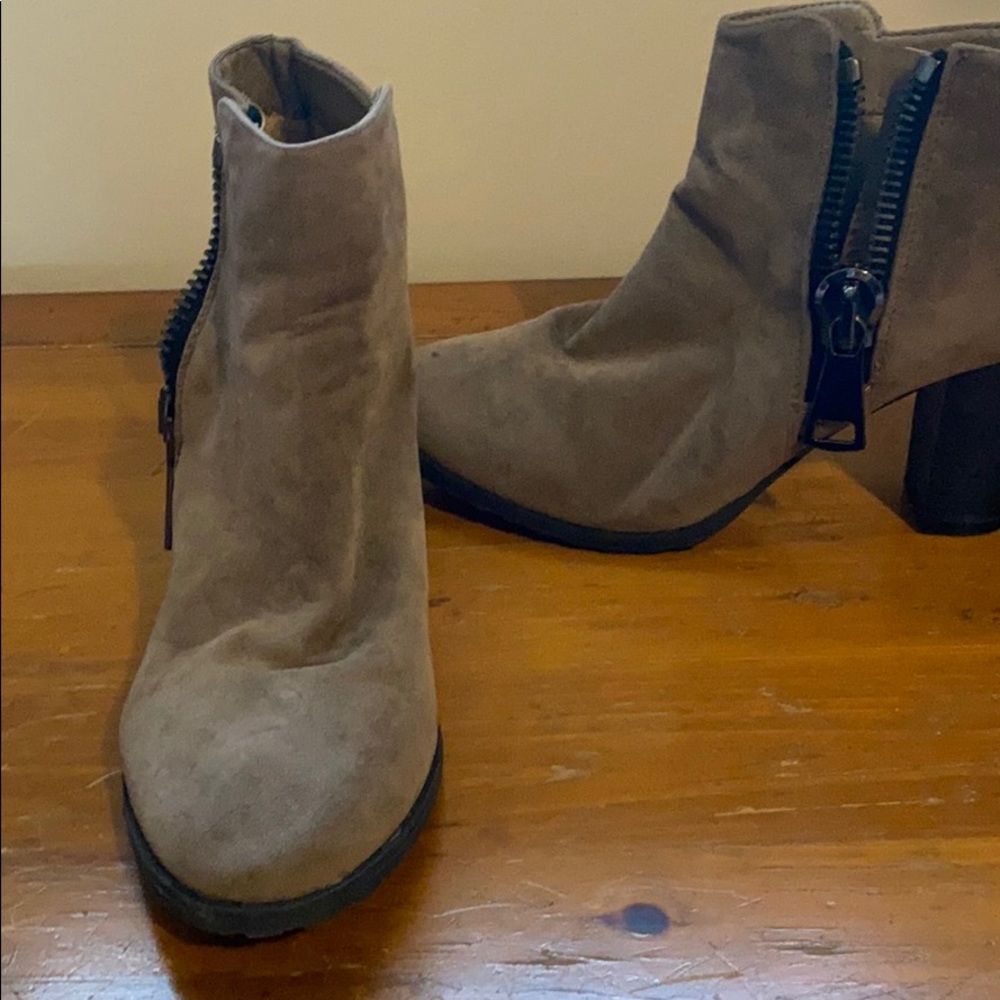 Brown booties